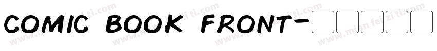 comic book front字体转换